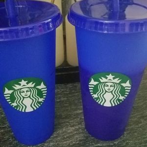 Starbucks blue color changing cup